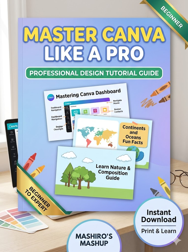 Master Canva Like a Pro: The Ultimate Design Tutorial Guide for Beginners (Printable PDF)