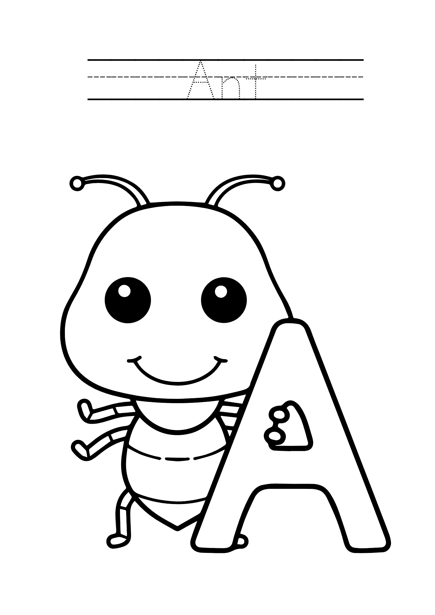 Animals Coloring & Handwriting Adventure Pack - A-Z Writing Practice for Kids (PDF)