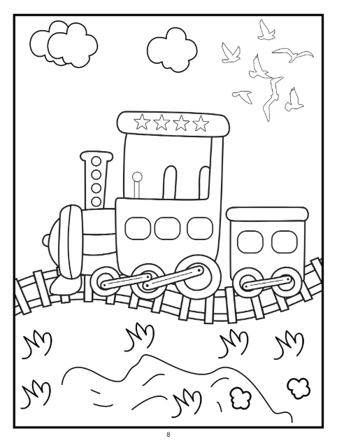Printable Vehicle Coloring Pages Pack for Kids - Cars, Trucks & Planes (Digital Download)