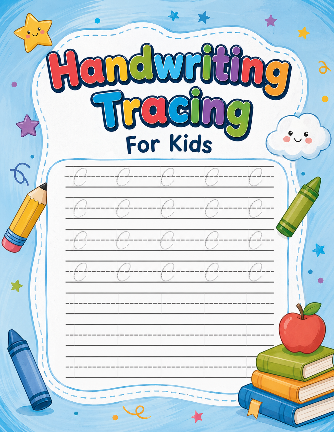 Ultimate Handwriting Tracing Pack for Kids - Pen Control & Letter Formation Guide (PDF)