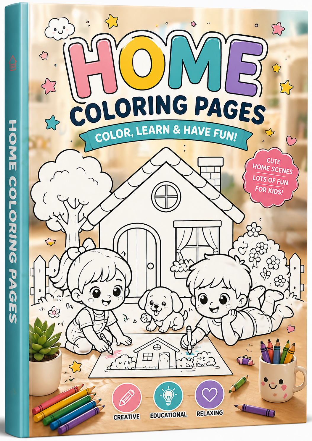 Printable Coloring Pages - Minimalist Designs | Mashiro's Mashup