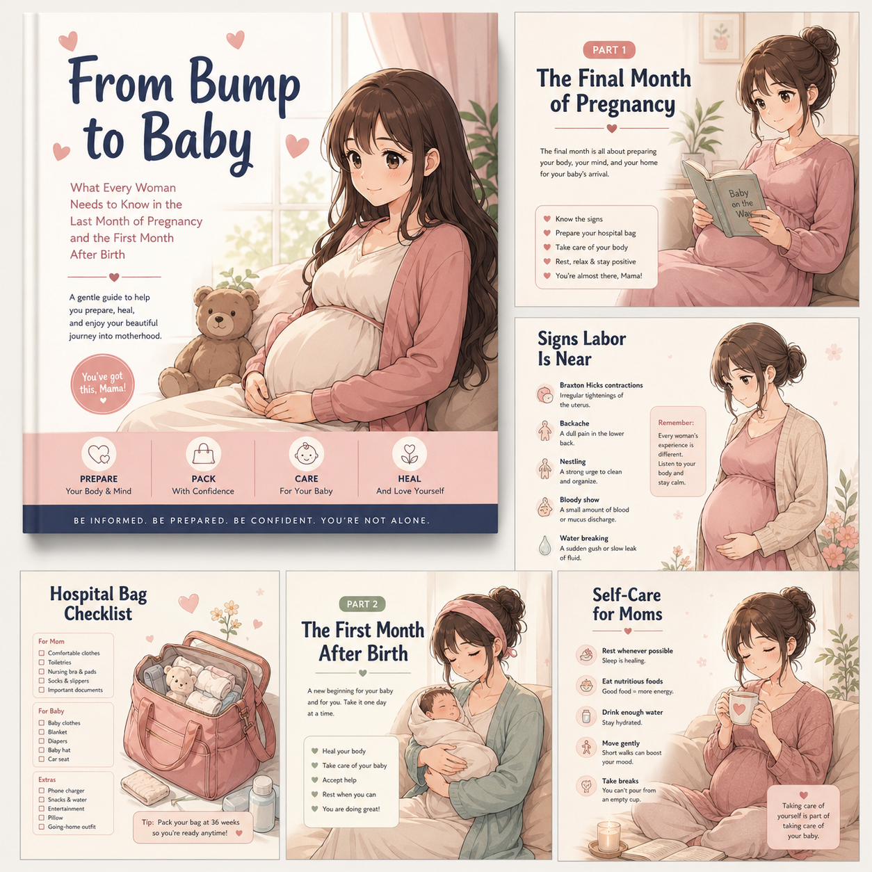 From Bump to Baby: The Complete Guide to the Final Month of Pregnancy and the First Month After Birth