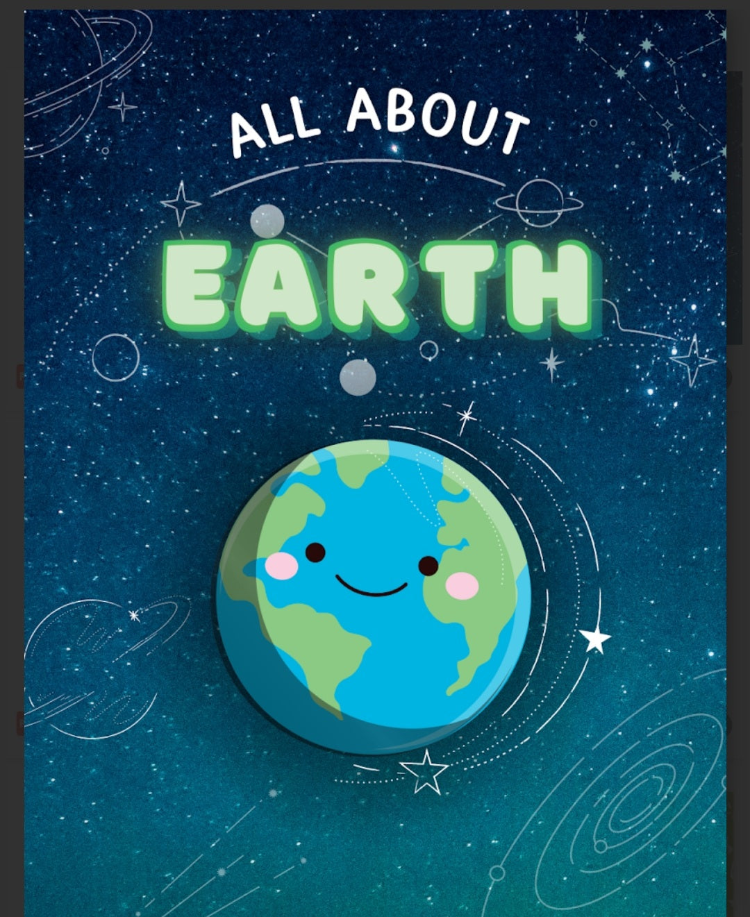 All About Planet Earth for Kids - Printable Educational Book & Science Activity Guide