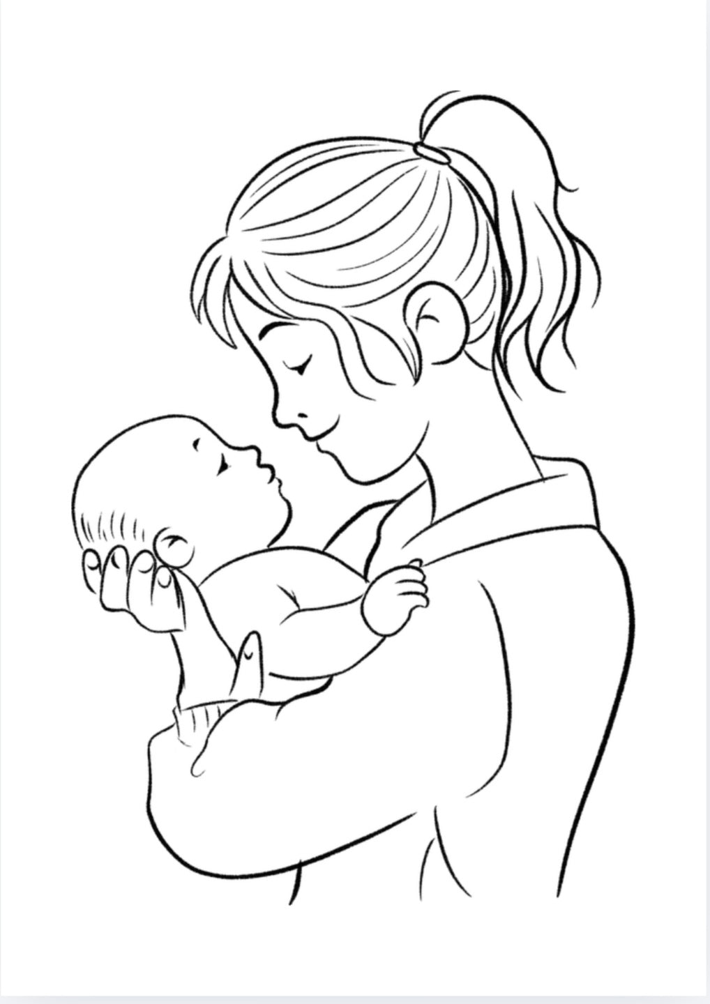 Mother’s Day Coloring Book, Kids, Printable, Mother’s Day Coloring Pages, Gift for Mom, Flower, Heart, Activity PDF